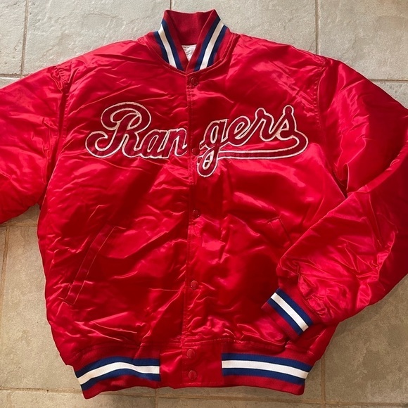 MLB Texas Rangers vintage Starter jacket retro 90s 80s XL Correa Seagar Seager - Picture 13 of 13